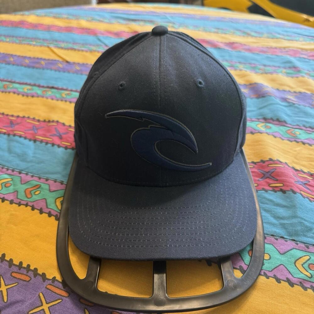 NWOT Vintage 00s RARE Rip Curl Blue Surfing SnapBack Sports Hat Size OSFA‎
